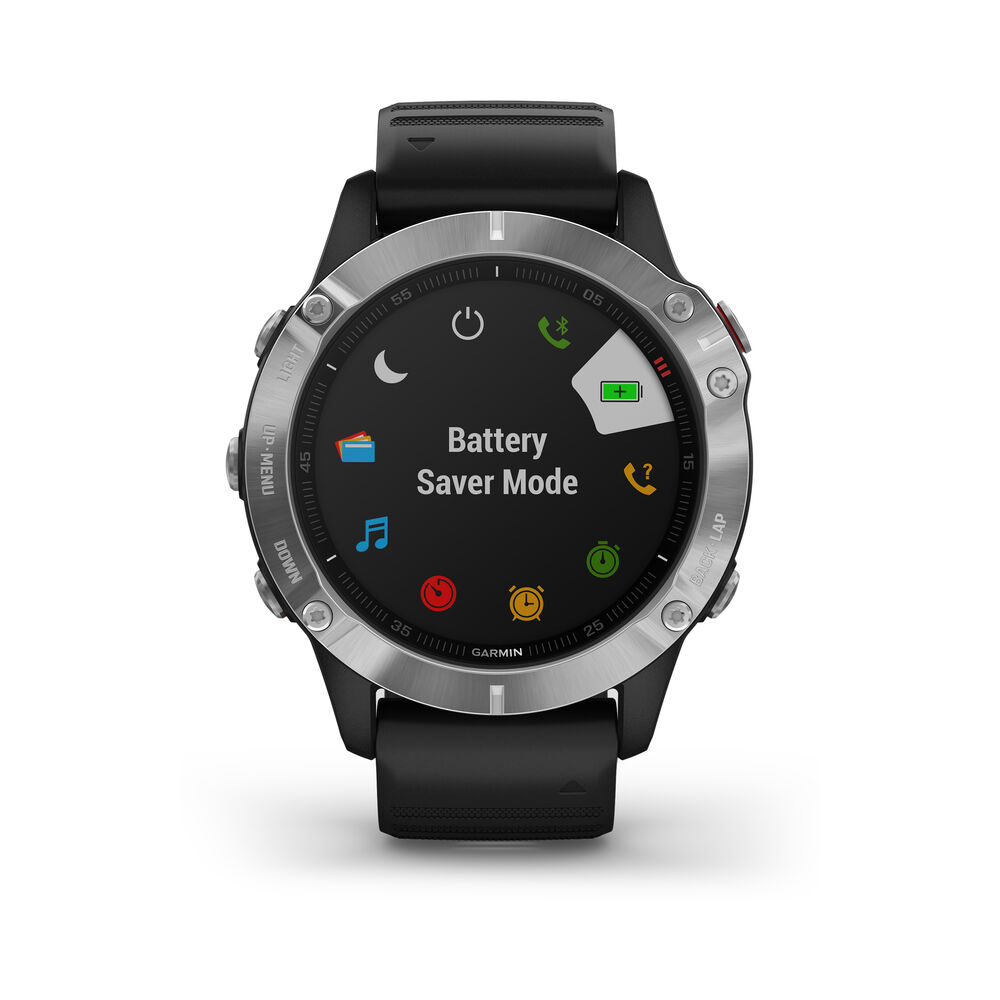 Garmin Fenix 6 - Noir , Argent