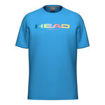 V&ecirc;tements HEAD HEAD Vision Rainbow T-shirt Hommes-bleu