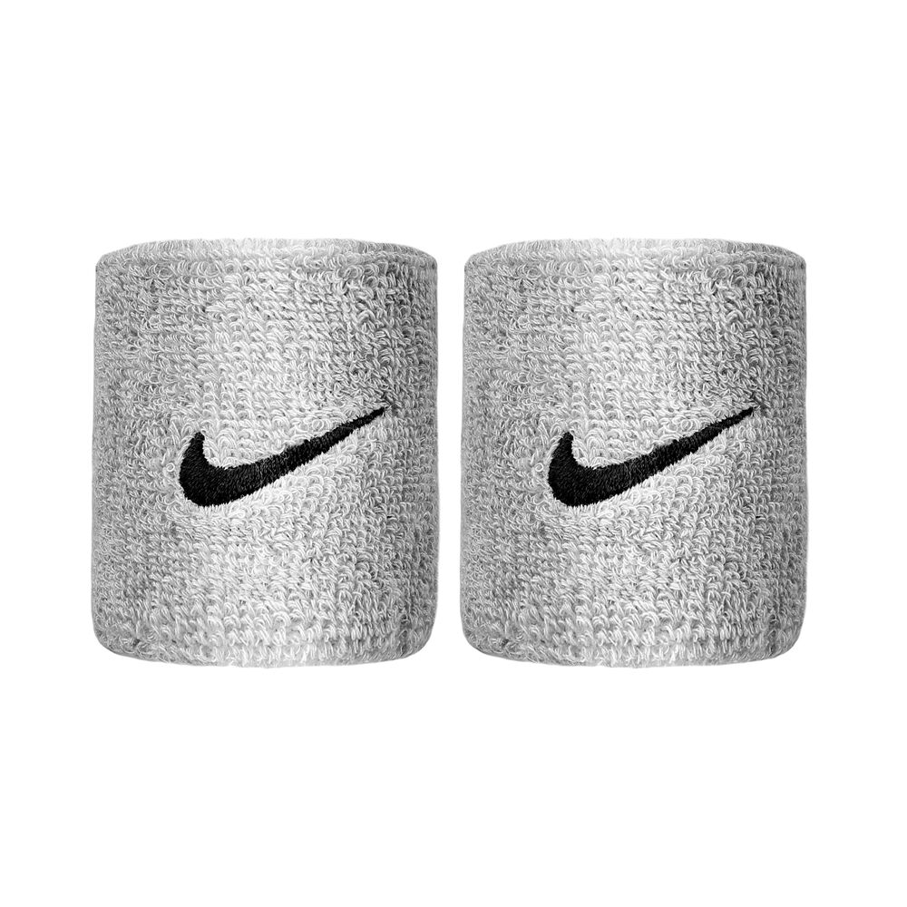 Nike Swoosh Poignet Pack De 2 Unités - Gris Clair , Noir