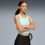 Vêtements Puma Puma Raceday Ultraform Crop Maillot De Course Femmes-Vert