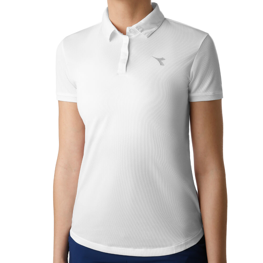Diadora Court Polo Femmes - Blanc , Gris Clair