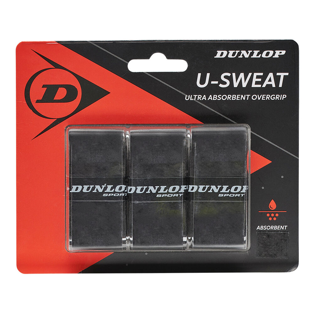 Dunlop U-Sweat Pack De 3 - Noir