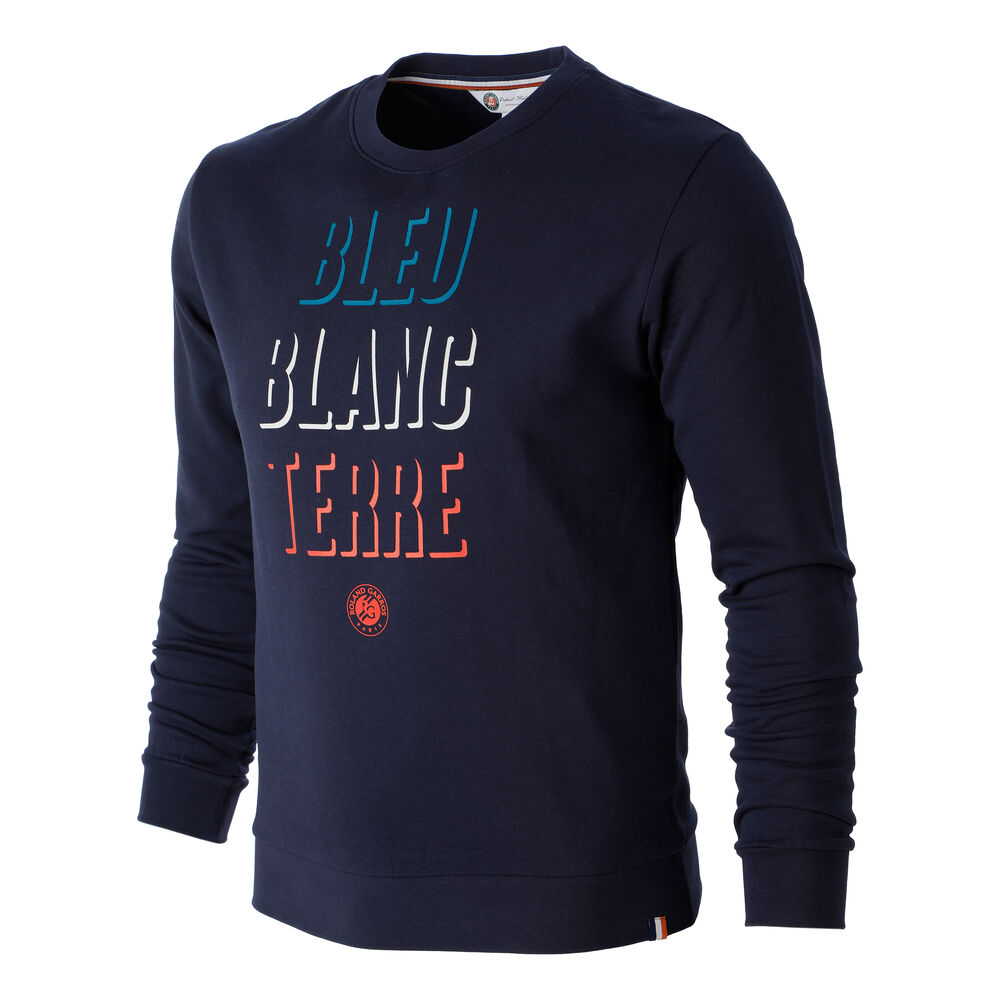 Roland Garros Terre Sweat-shirt Hommes - Bleu Foncé , Multicouleur