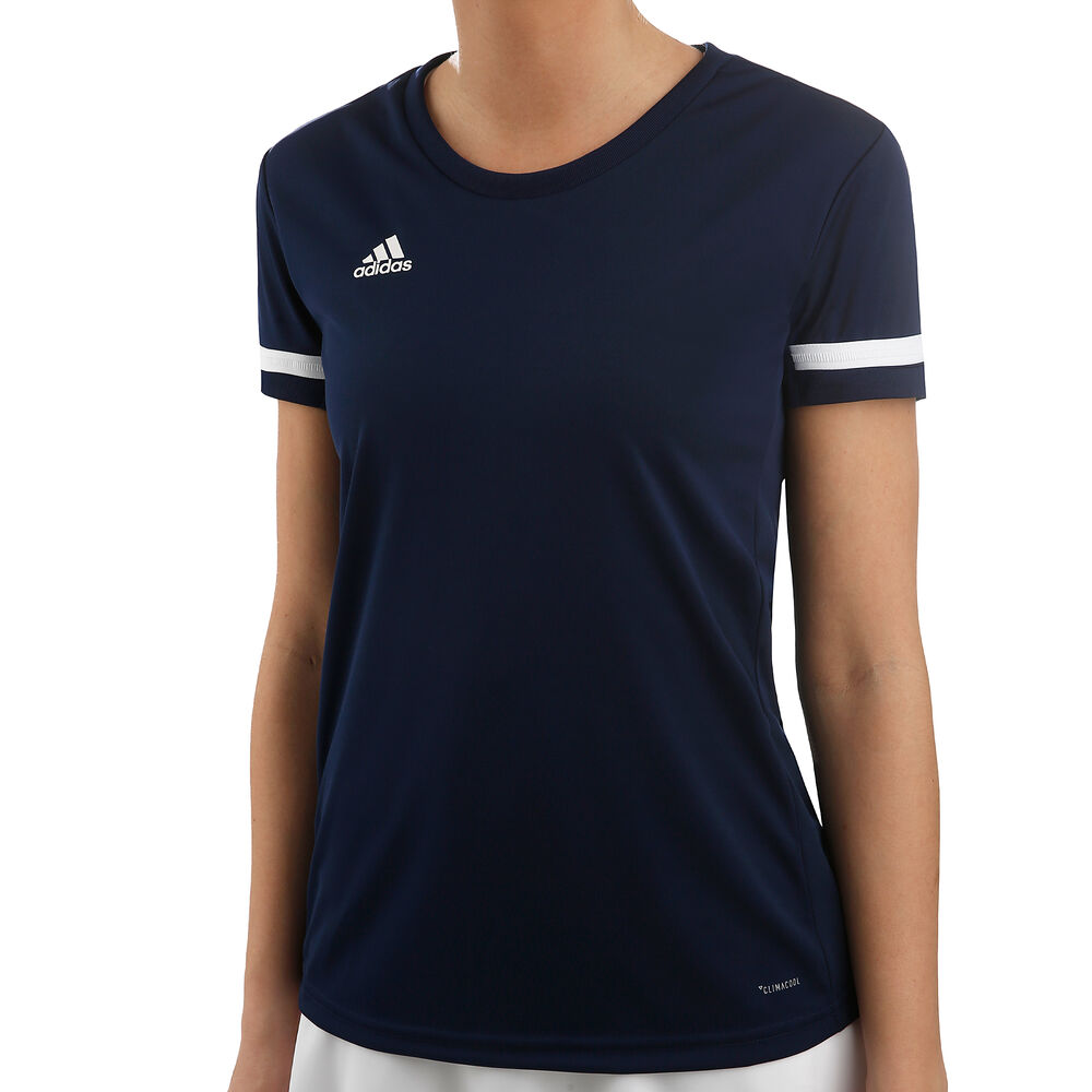 adidas T19 T-shirt Femmes - Bleu Foncé , Blanc