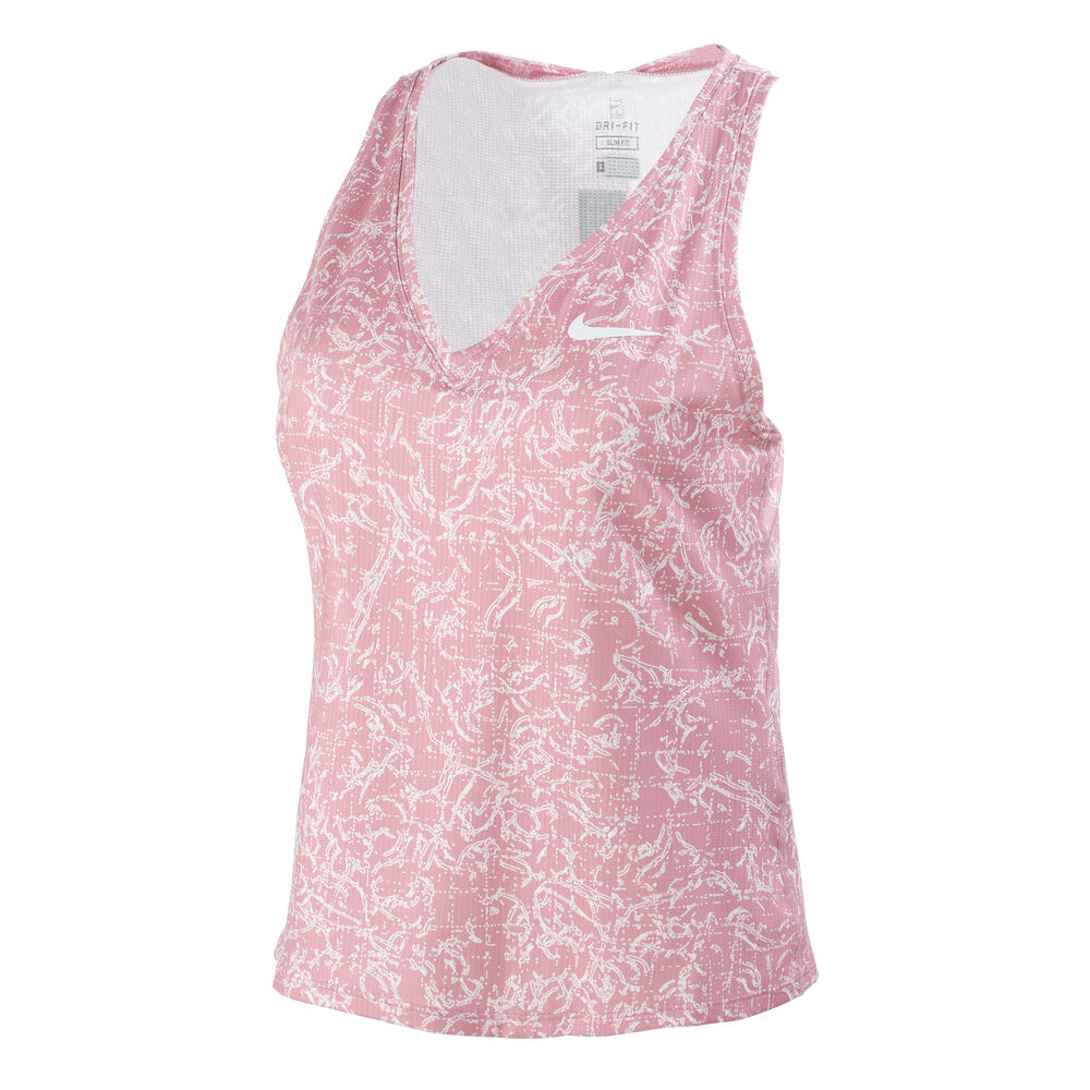 Nike Court Victory Print Débardeur Tank Top Femmes - Rosé, Blanc