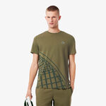 Vêtements Lacoste Lacoste T-shirt Hommes-Vert Olive
