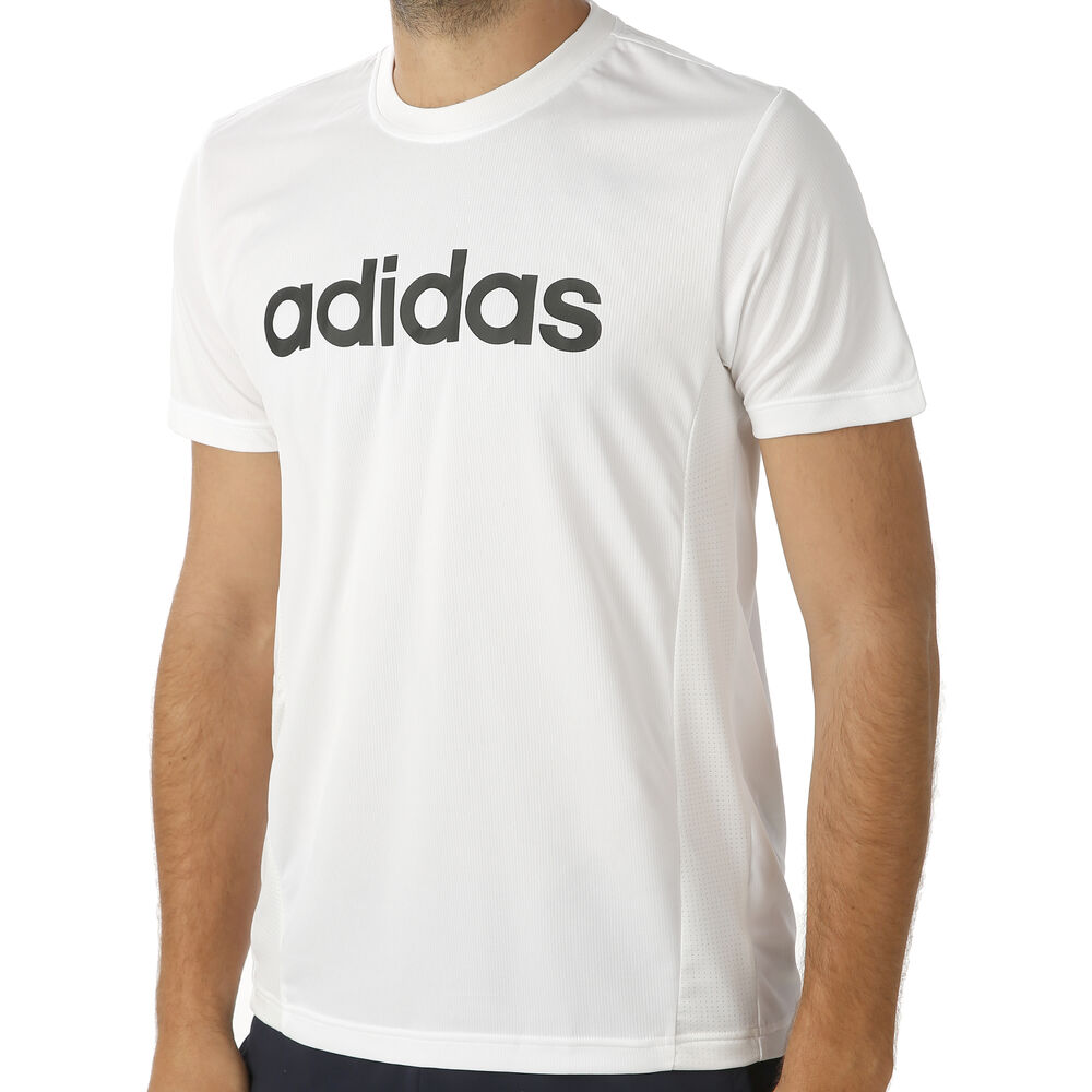 adidas D2M Long T-shirt Hommes - Blanc , Noir