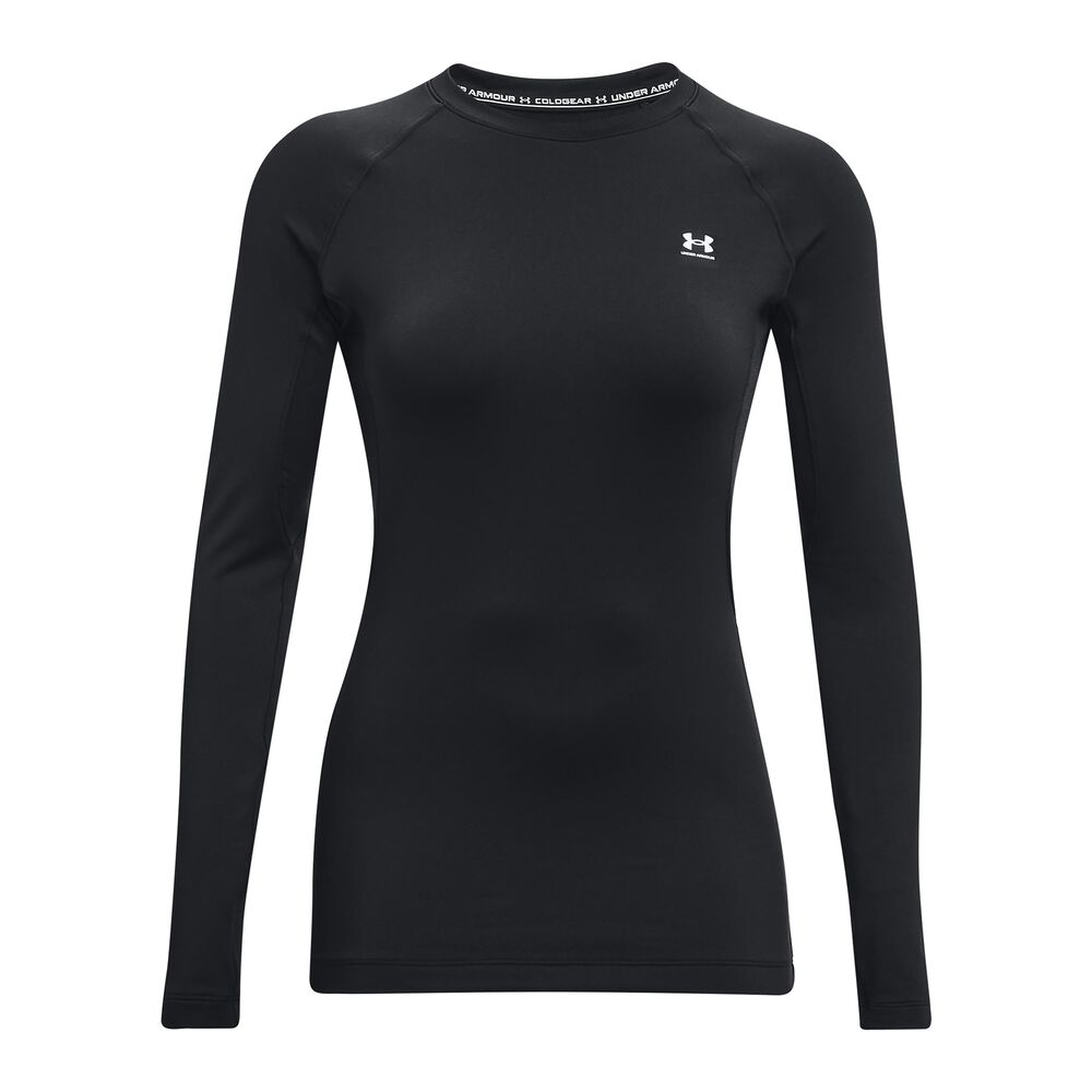 Under Armour Authentics Crew Haut Manches Longues Femmes - Noir