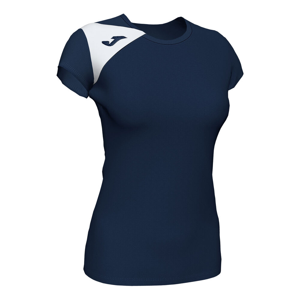 Joma Spike II T-shirt Femmes - Bleu Foncé , Blanc