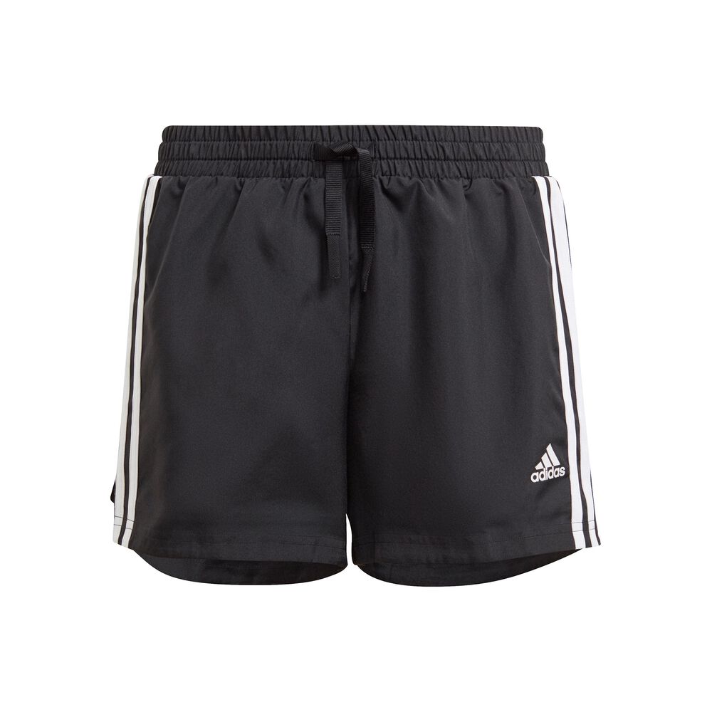 adidas Big Logo 3-Stripes Shorts Filles - Noir , Blanc