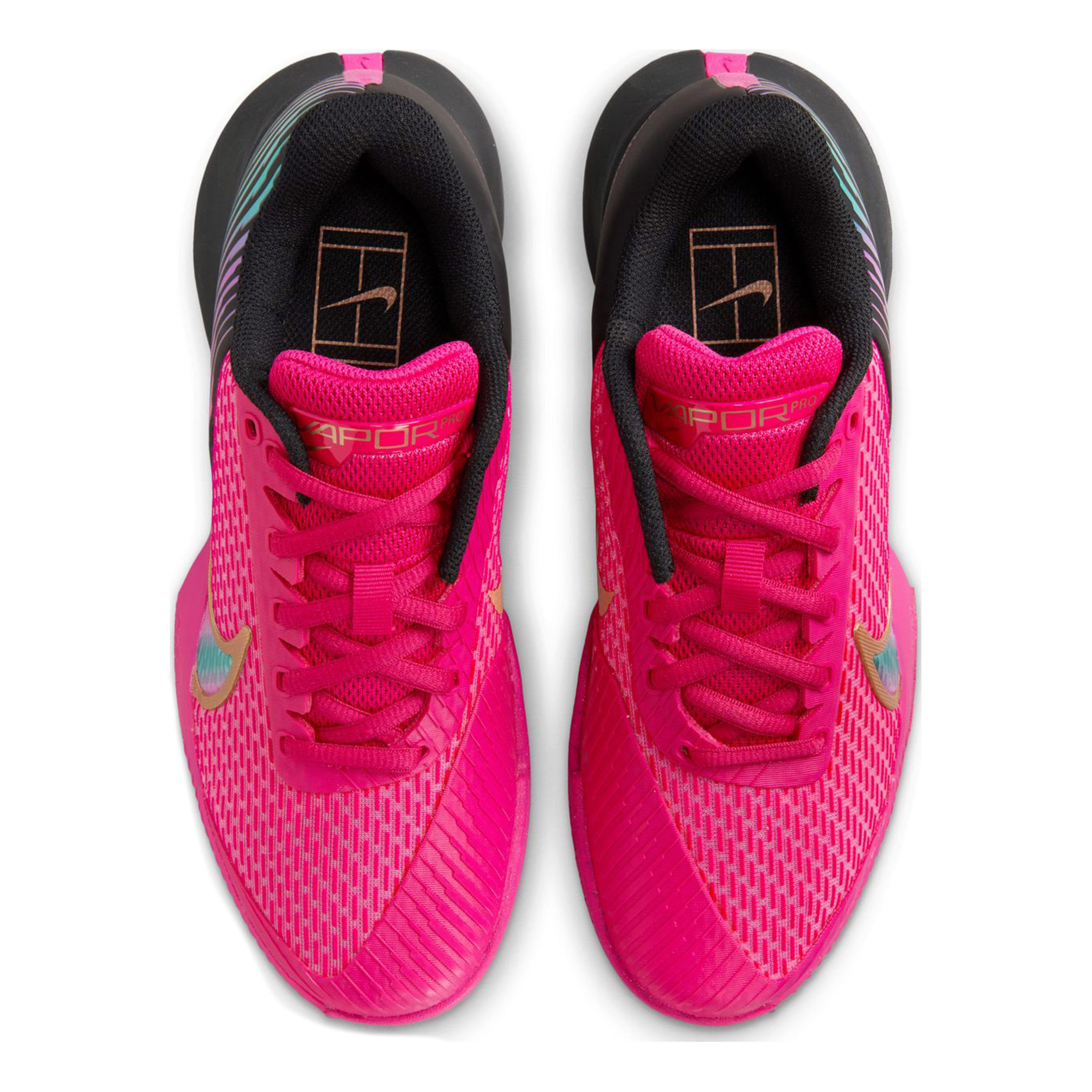 Air Zoom Vapor Pro 2 Premium Chaussures Toutes Surfaces Femmes Berry Noir