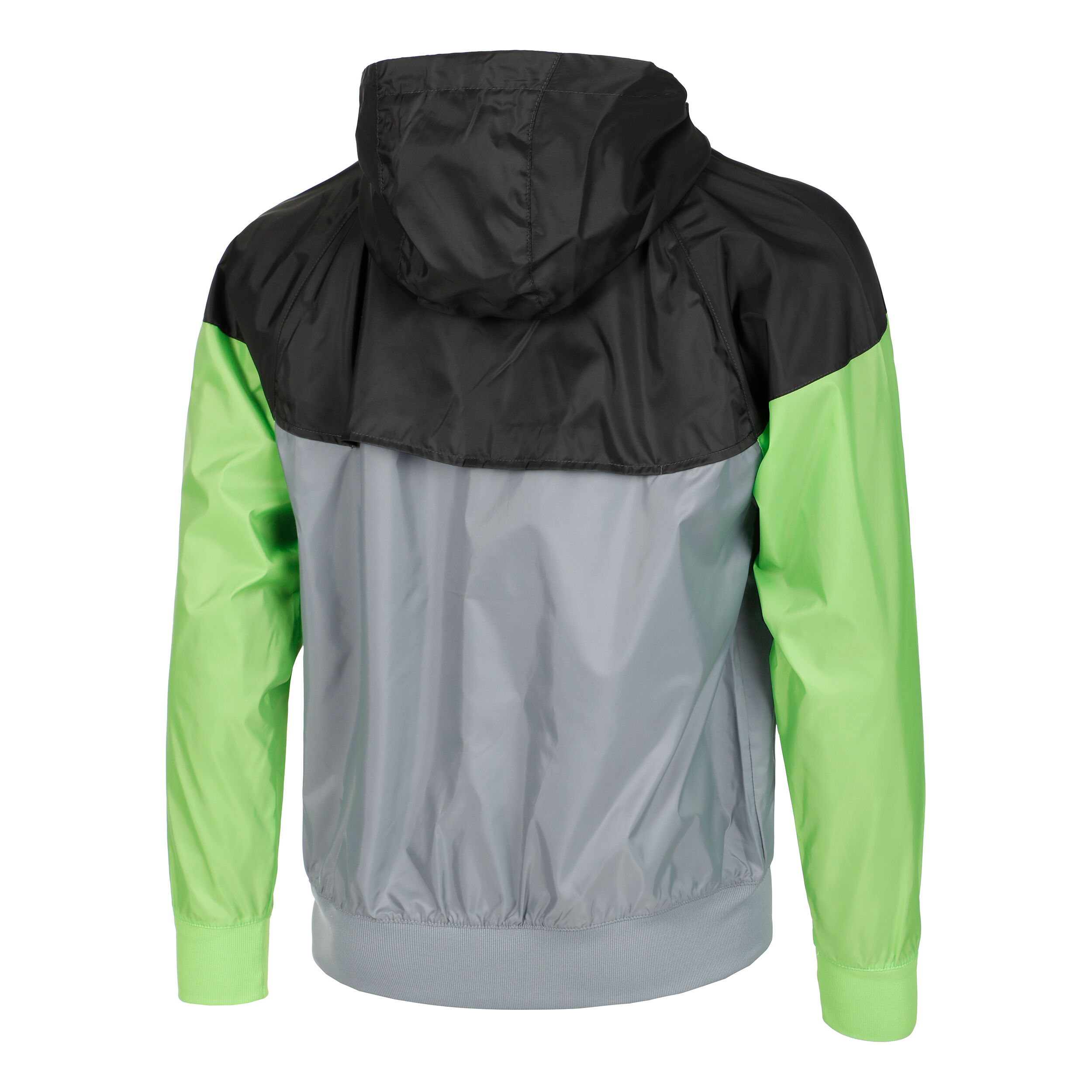 Sportswear Heritage Essential Windrunner Veste De Survetement Hommes Gris Vert Fluo