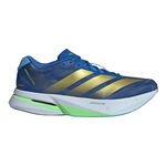 Chaussures de running adidas adidas adizero Boston 13 Chaussure de comp&eacute;tition Hommes-bleu, jaune