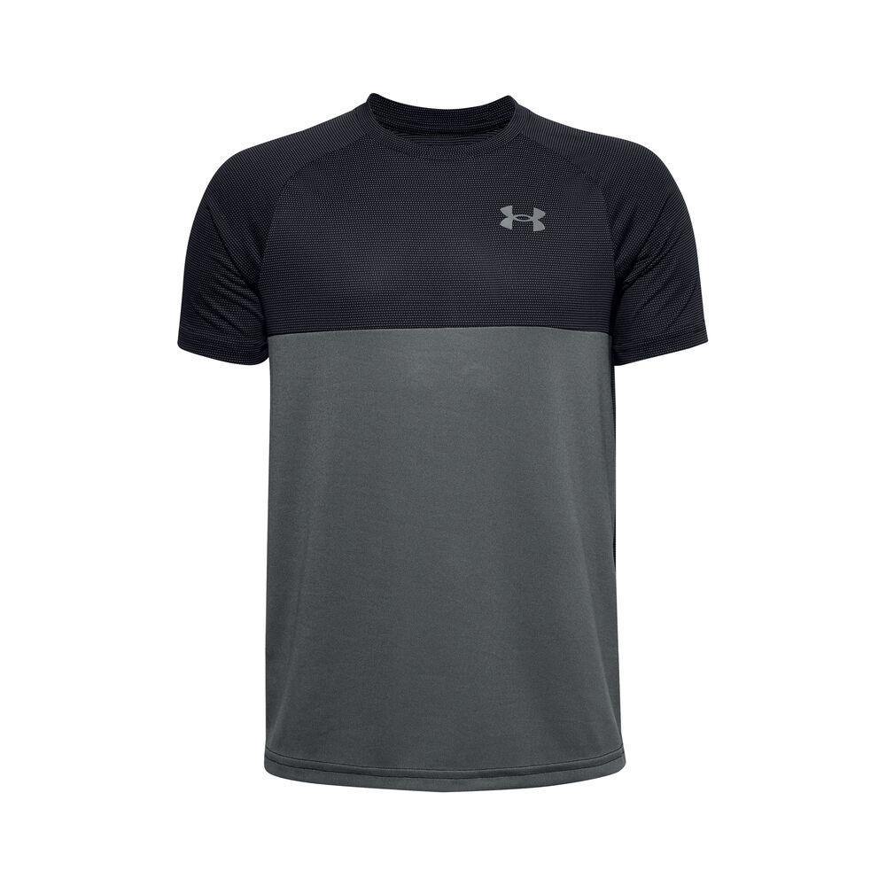 Under Armour Tech Colorblock T-shirt Garçons - Noir , Gris Foncé