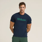 Vêtements Wilson Wilson Easy Street T-shirt Hommes-Bleu Foncé