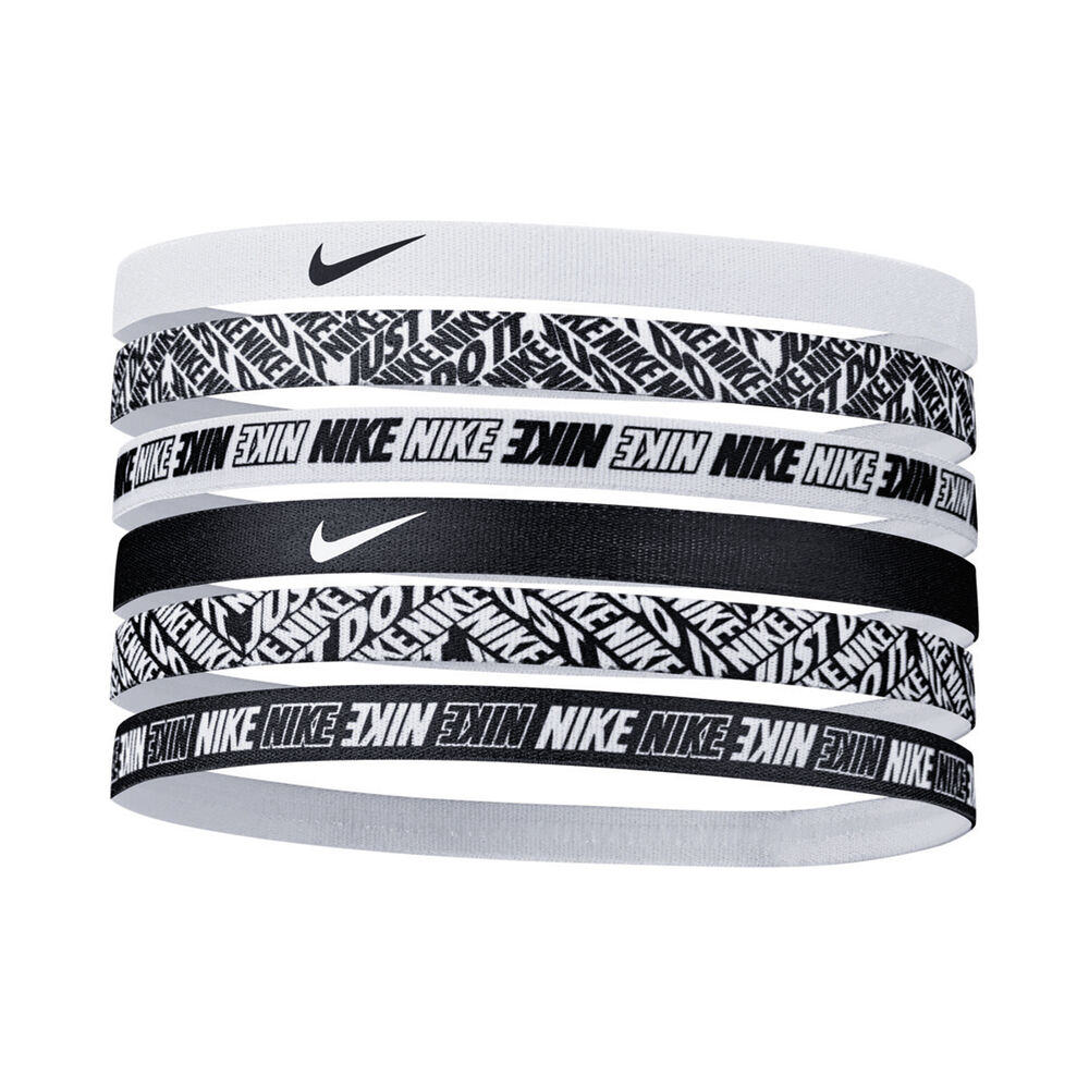 Nike Printed Bandeau Pack De 6 - Blanc , Noir
