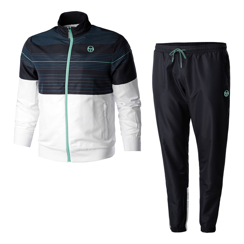 Sergio Tacchini Nammurat Survêtement Hommes - Bleu Foncé , Blanc