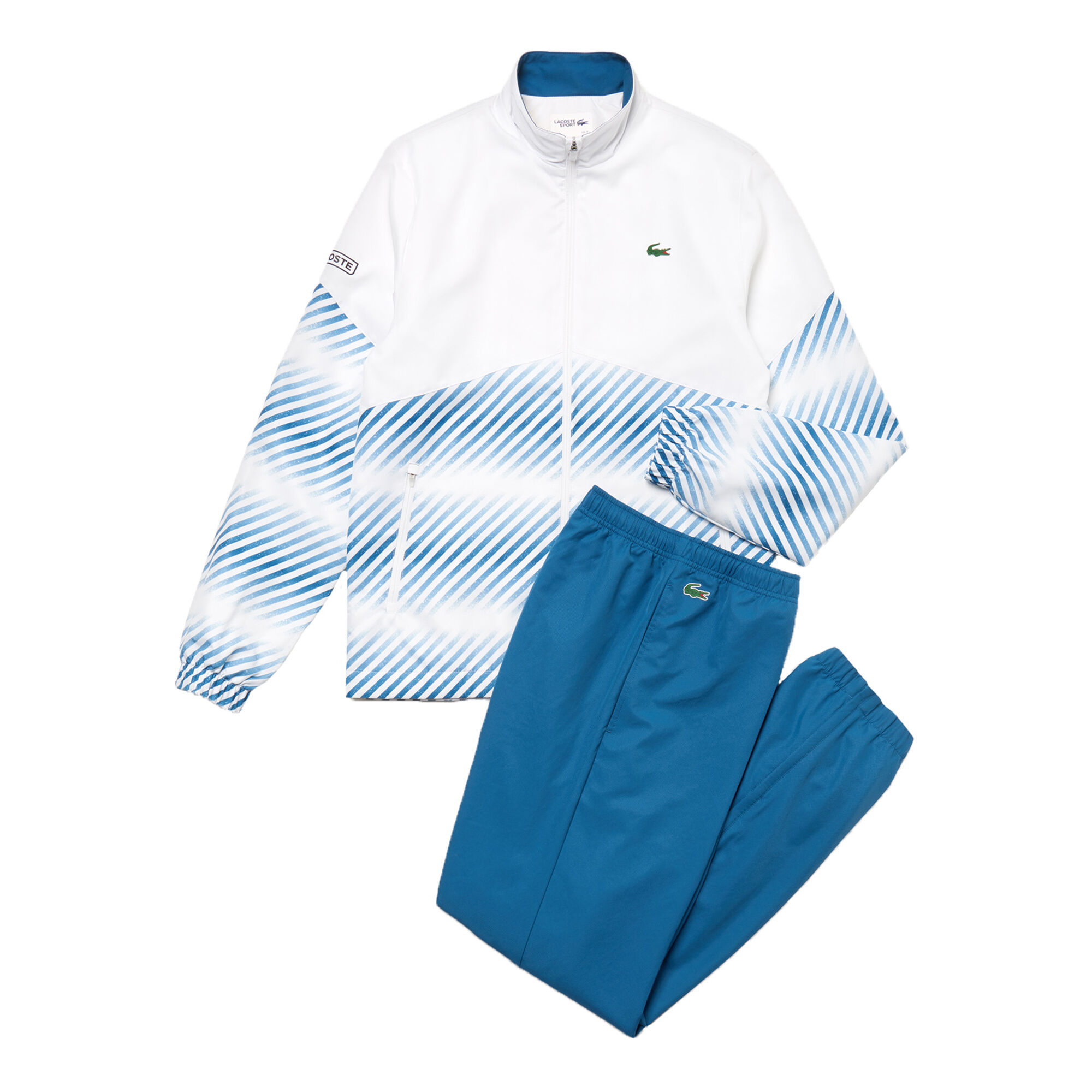 Lacoste Surv tement Hommes Blanc Bleu acheter en ligne Lacoste Surv tement Hommes Blanc Bleu acheter en ligne