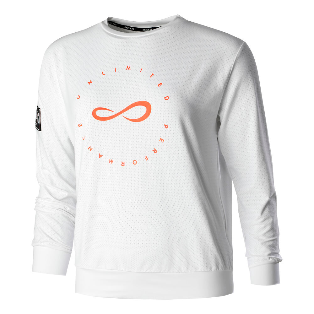 Endless Inner Tech Haut Manches Longues Femmes - Blanc , Orange