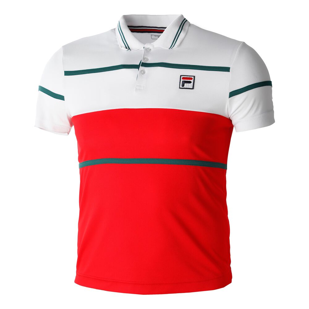 Fila Allan Polo Hommes - Rouge , Blanc