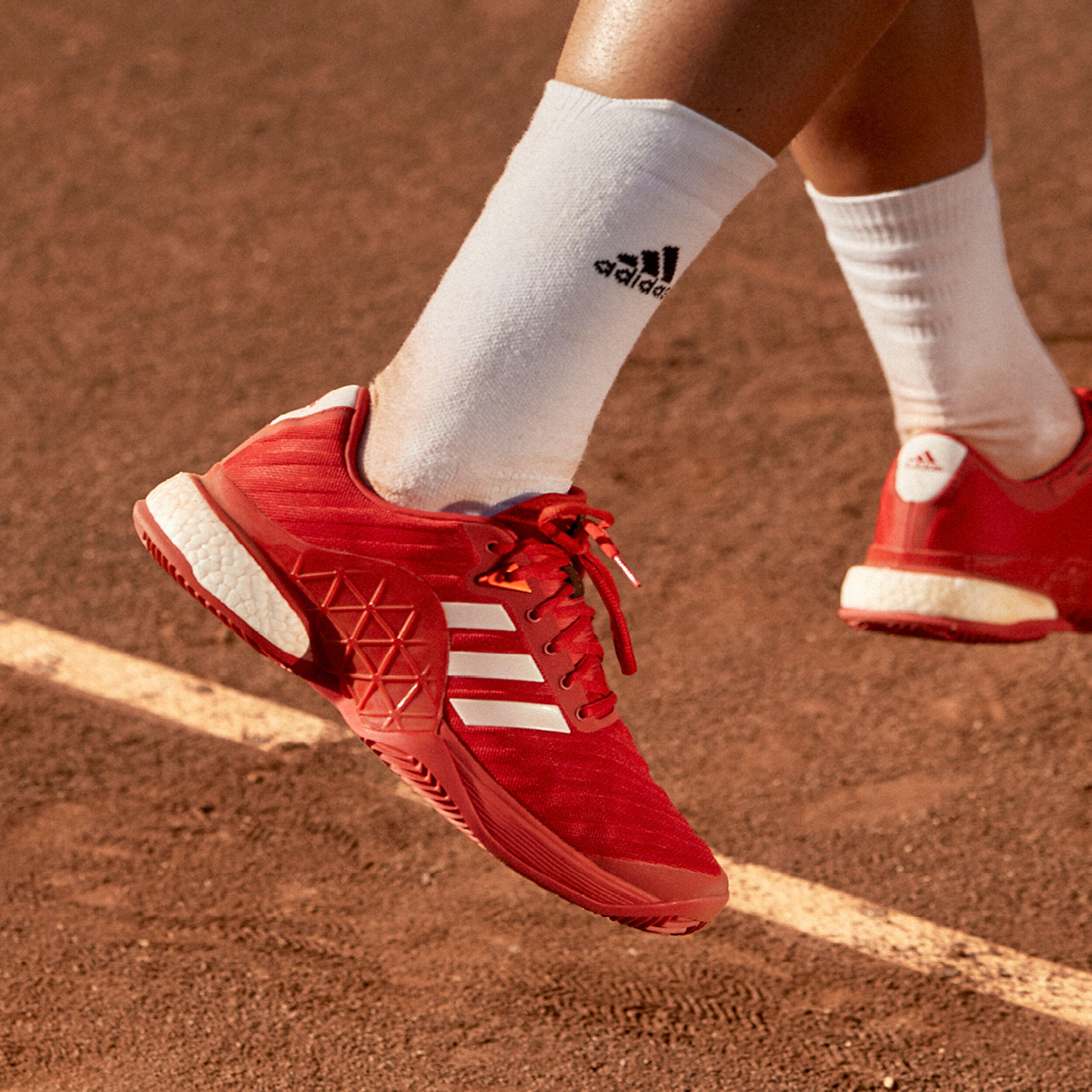 Buy adidas Barricade Boost Chaussure Terre Battue Hommes Rouge Rouge Clair online Tennis Point FR