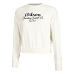 Vêtements Wilson Wilson Sideline Crew Sweat-shirt Femmes - beige, 
