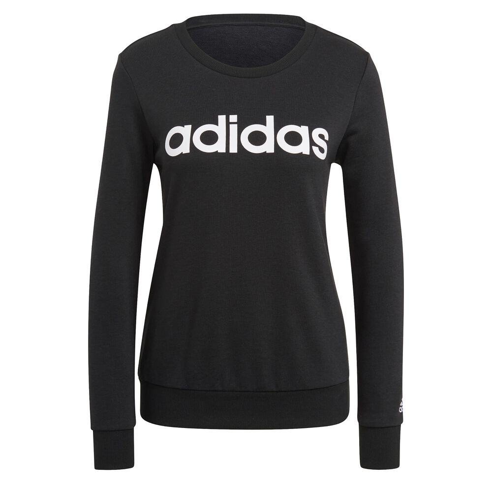 adidas Linear FT Sweat-shirt Femmes - Noir , Blanc