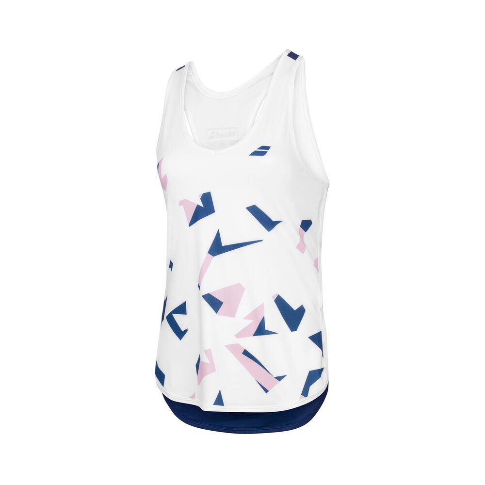Babolat Compete Débardeur Tank Top Filles - Blanc , Rosé