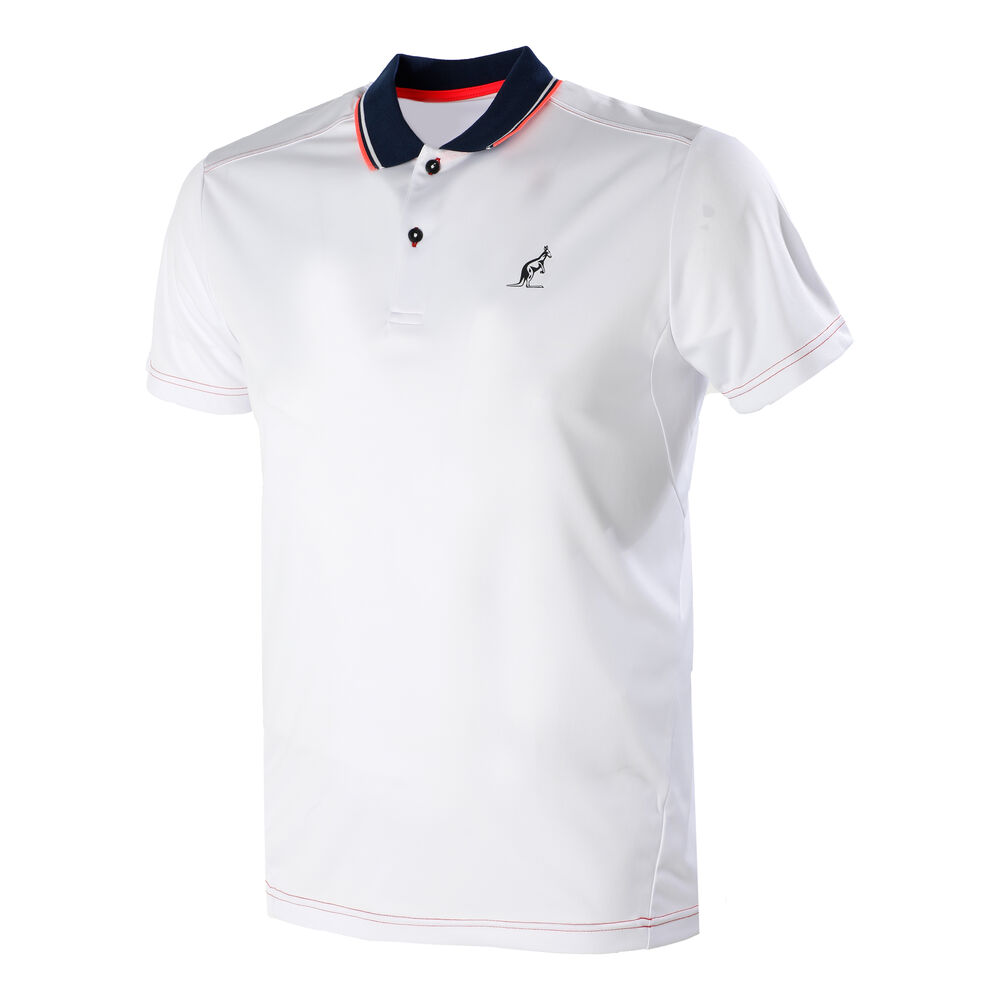 Australian Polo Hommes - Blanc , Bleu Foncé