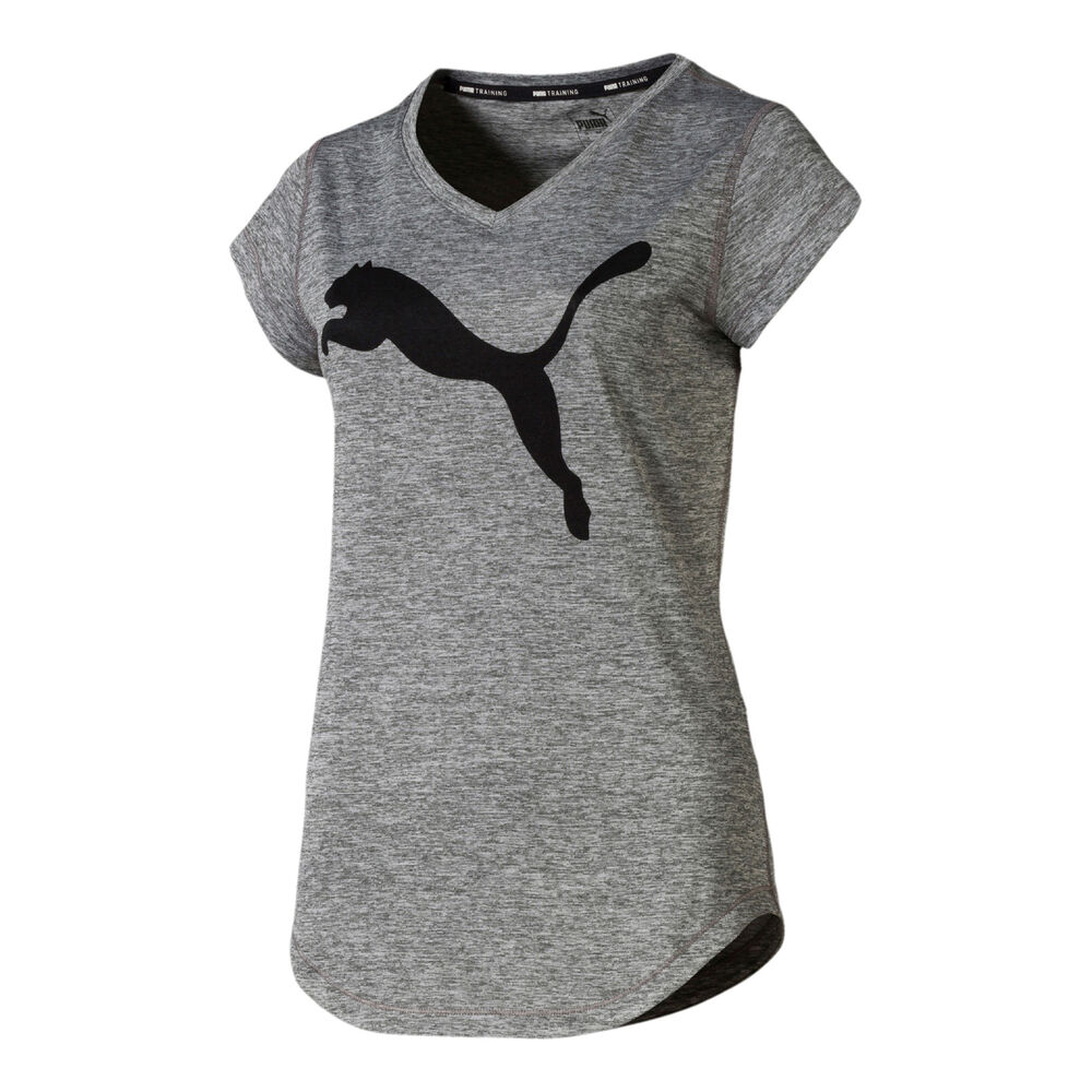 Puma Heather Cat T-shirt Femmes - Gris , Noir