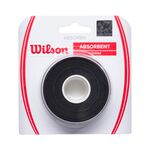 Surgrips Wilson WILSON DRY OVERGRIP 3 PACK BLACK
