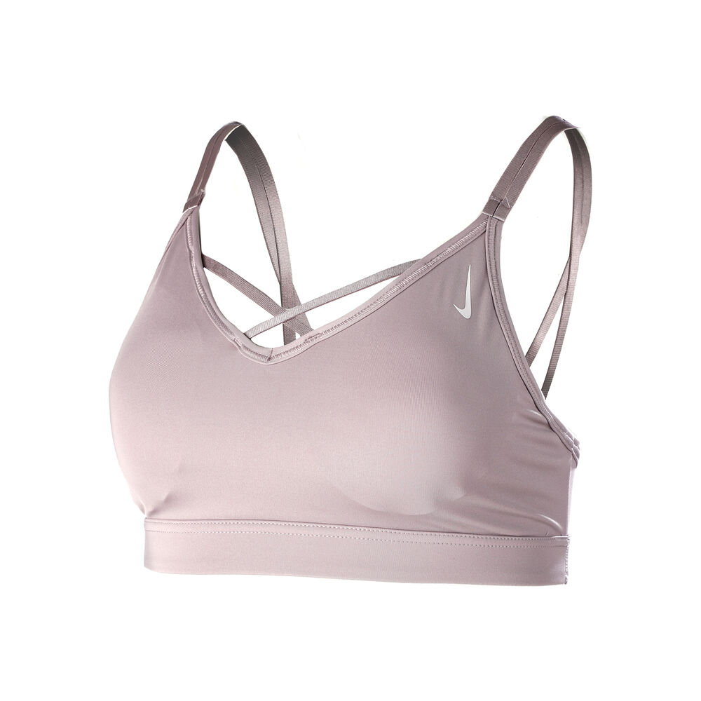Nike Dri-Fit Indy Light Support Strappy Soutien-gorge Sport Femmes - Rosé