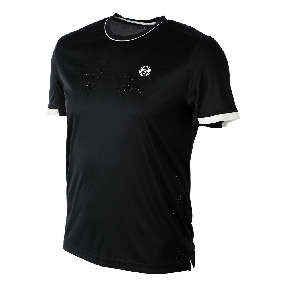 Sergio Tacchini Youngline Pro T-shirt Hommes - Noir , Blanc
