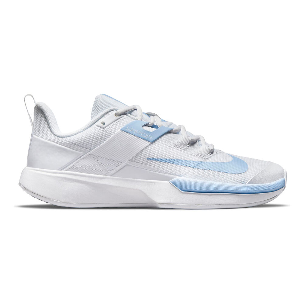 Nike Vapor Lite Chaussures Toutes Surfaces Femmes - Blanc , Bleu Clair