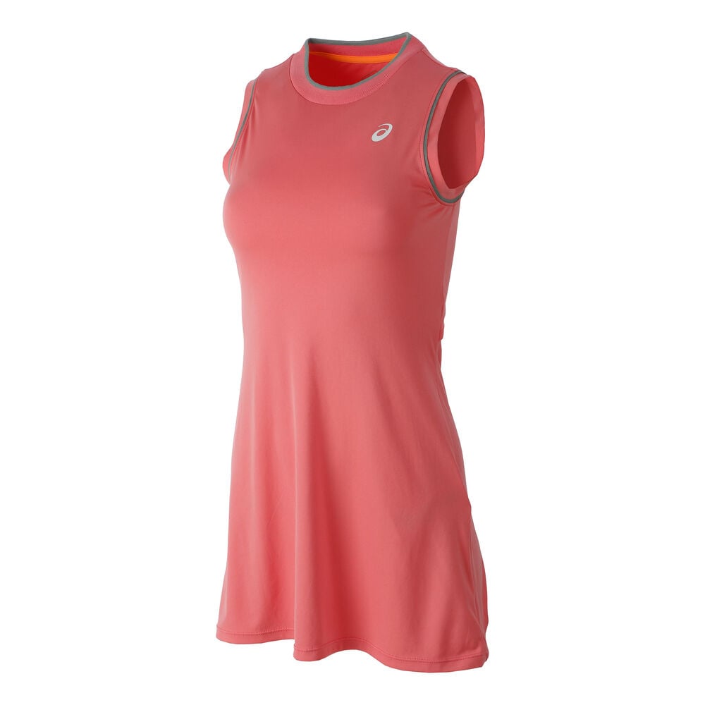 Asics Robe Femmes - Corail , Blanc