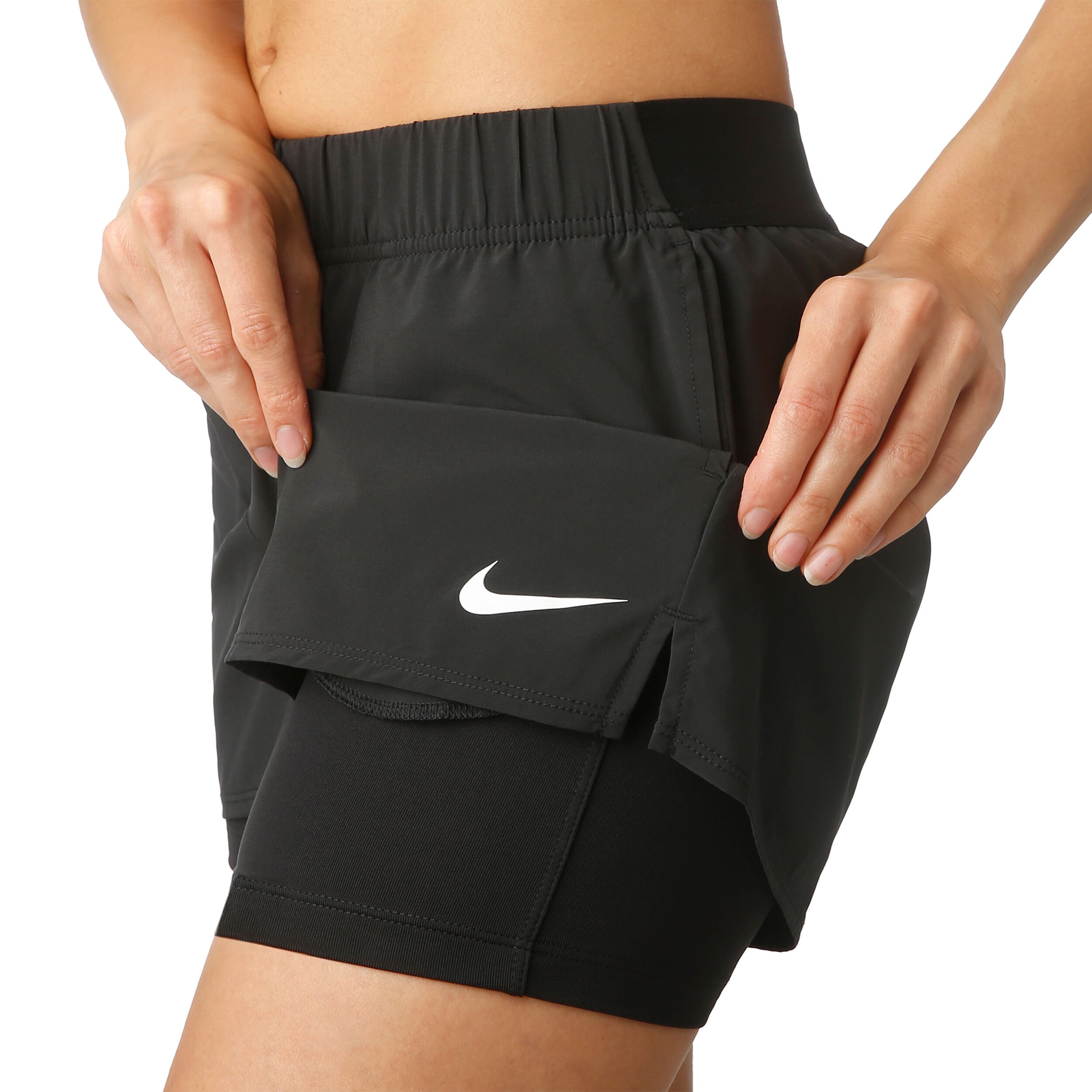 Buy Nike Court Nike Flex Shorts Femmes Noir Blanc online Tennis Point FR