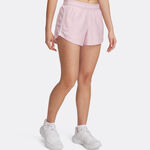 V&ecirc;tements Under Armour Under Armour Tech Play Up Short Avec Poche-balles Femmes-Pink