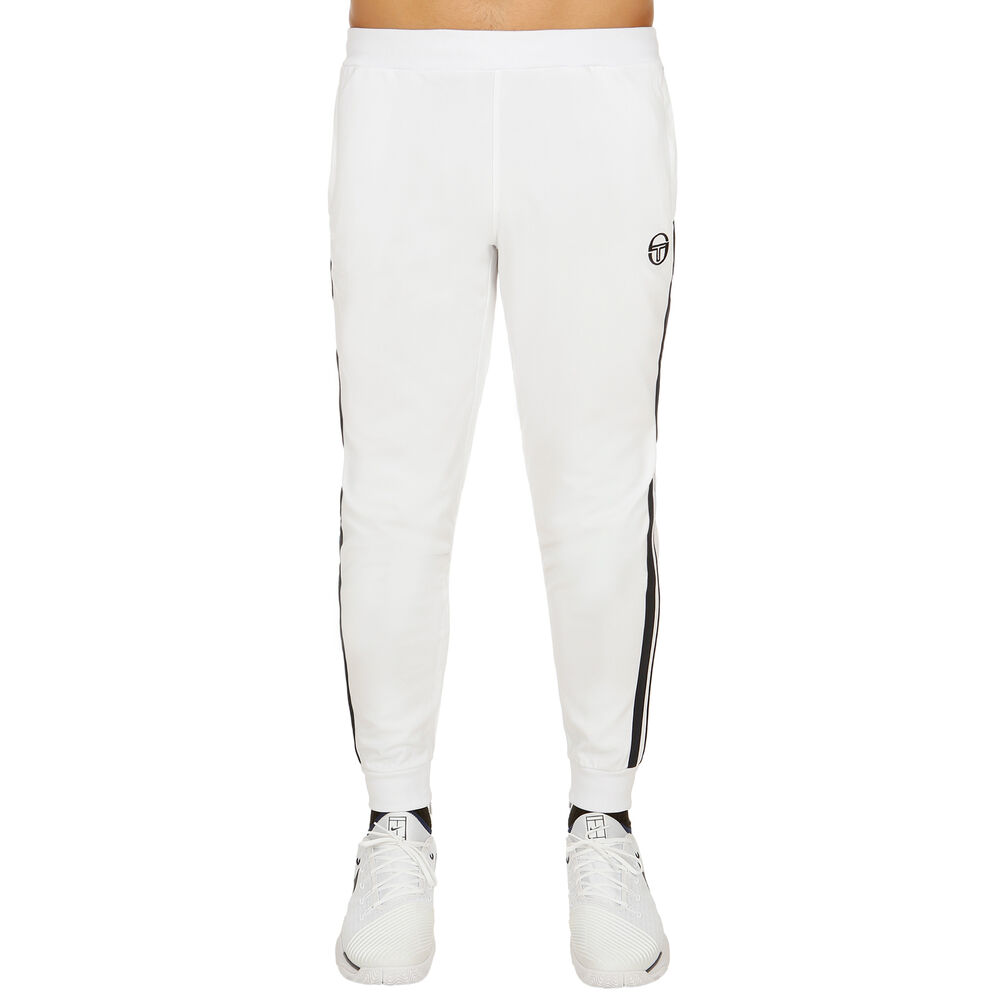 Sergio Tacchini Young Line Pro Pantalon Survêtement Hommes - Blanc , Bleu Foncé