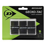 Surgrips Dunlop D TAC GECKO-TAC OVERGRIP BLACK 3PCS