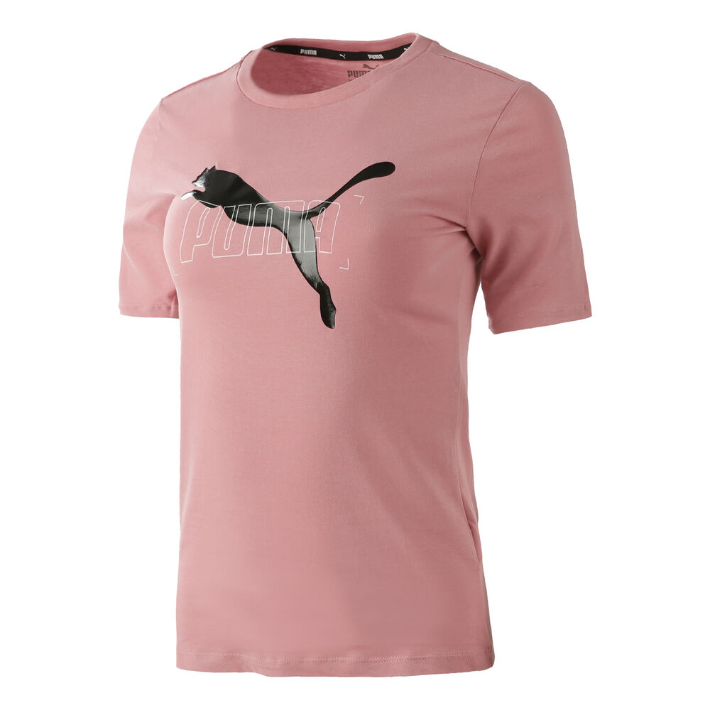 Puma Nu-tility T-shirt Femmes - Rosé, Noir