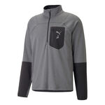 Vêtements Puma Puma Seasons Raincell Half-Zip Top De Course Hommes-Gris,Noir