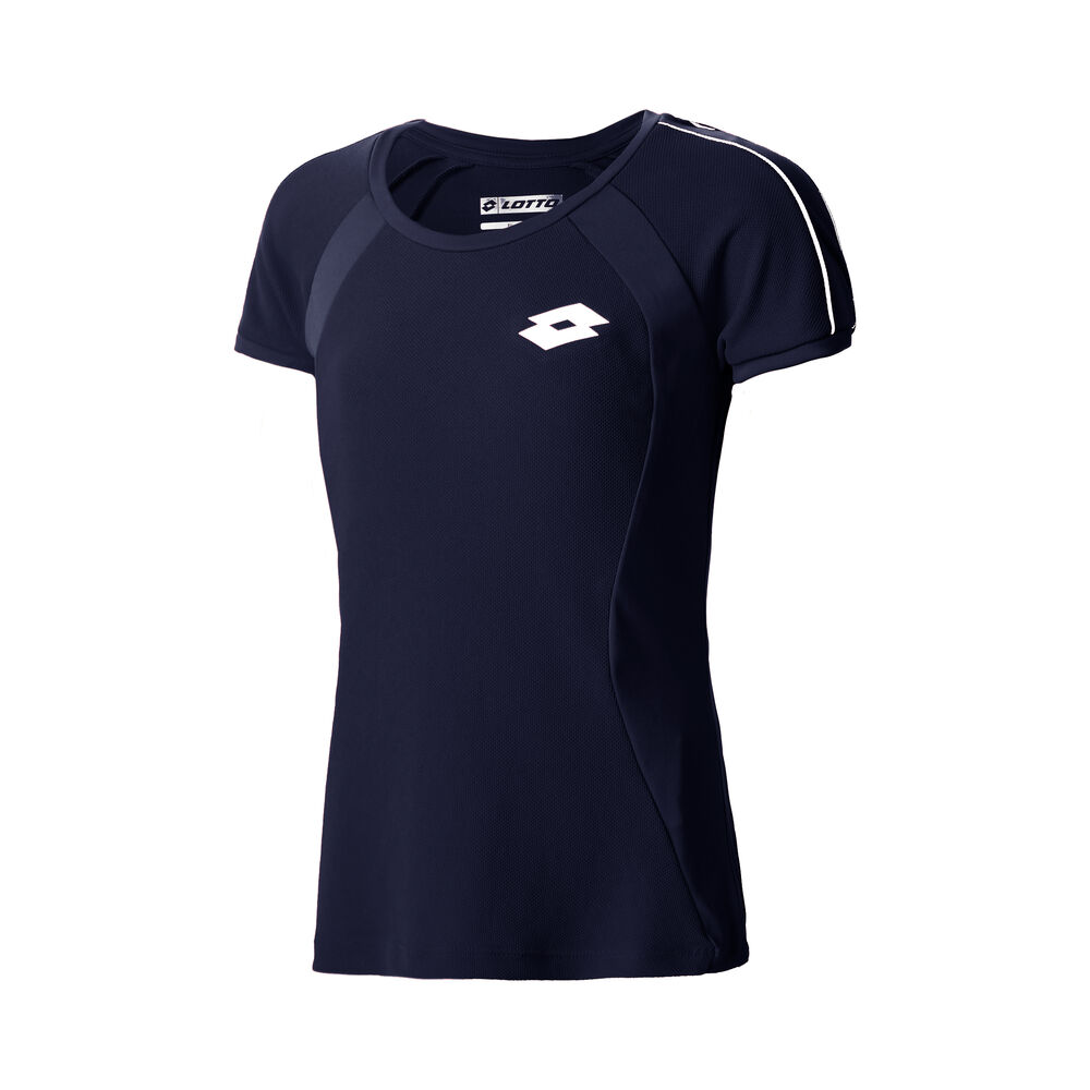 Lotto Squadra PL T-shirt Filles - Bleu Foncé , Blanc