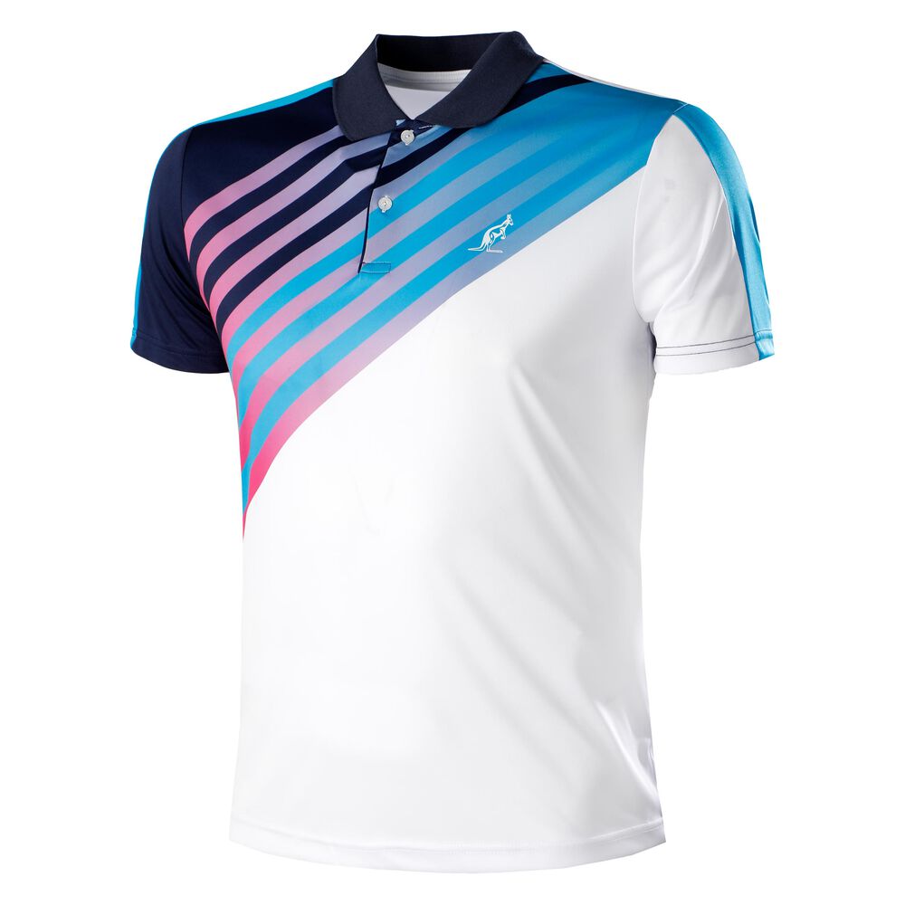 Australian Ace Stampata Polo Hommes - Blanc , Multicouleur