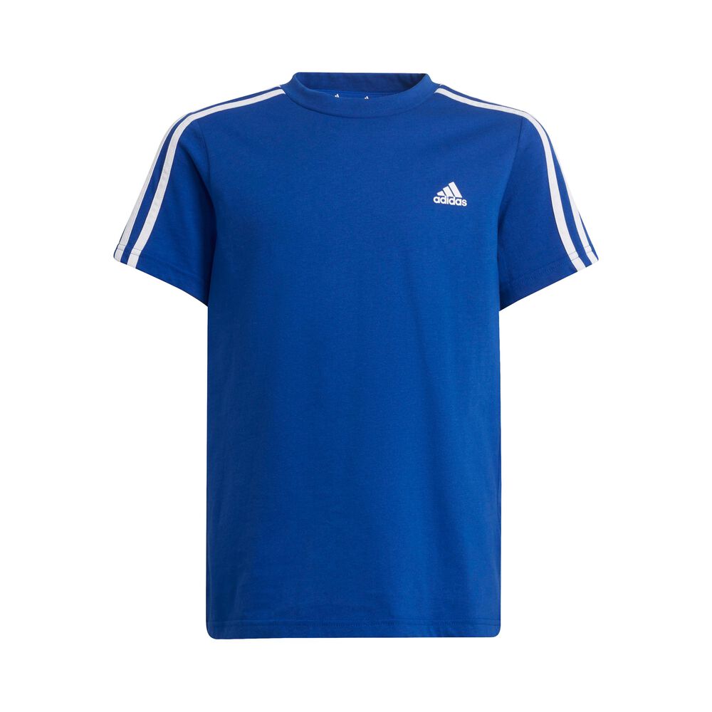 adidas 3-Stripes T-shirt Enfants - Bleu , Blanc
