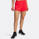 V&ecirc;tements Under Armour Under Armour Tech Play Up Mesh Shorts Femmes-Rouge