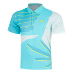 V&ecirc;tements de tennis BIDI BADU BIDI BADU Hey Laguna Polo Hommes-turquoise, multicouleur