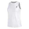 Court Débardeur Tank Top Femmes-Blanc