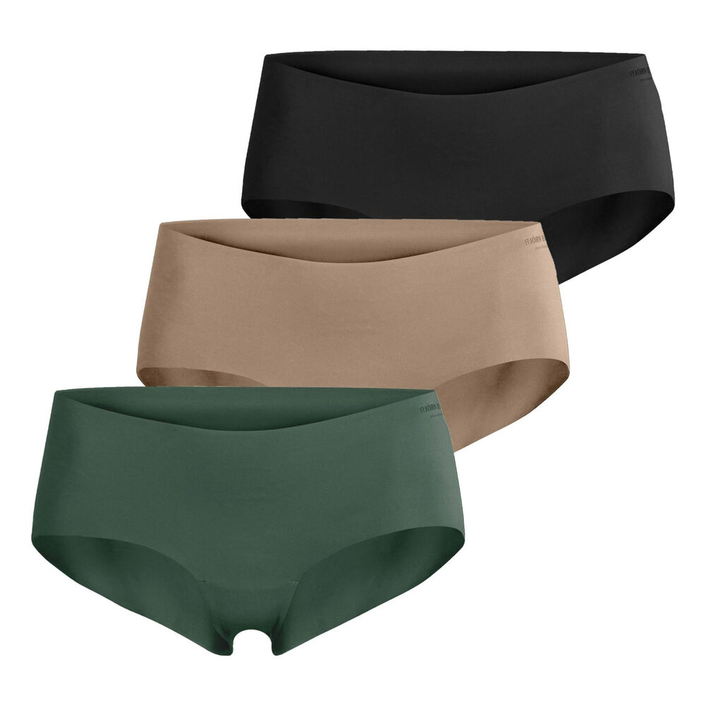 Björn Borg Seasonal Solid Hattie Hipster Panty Pack De 3 Femmes - Vert , Écru