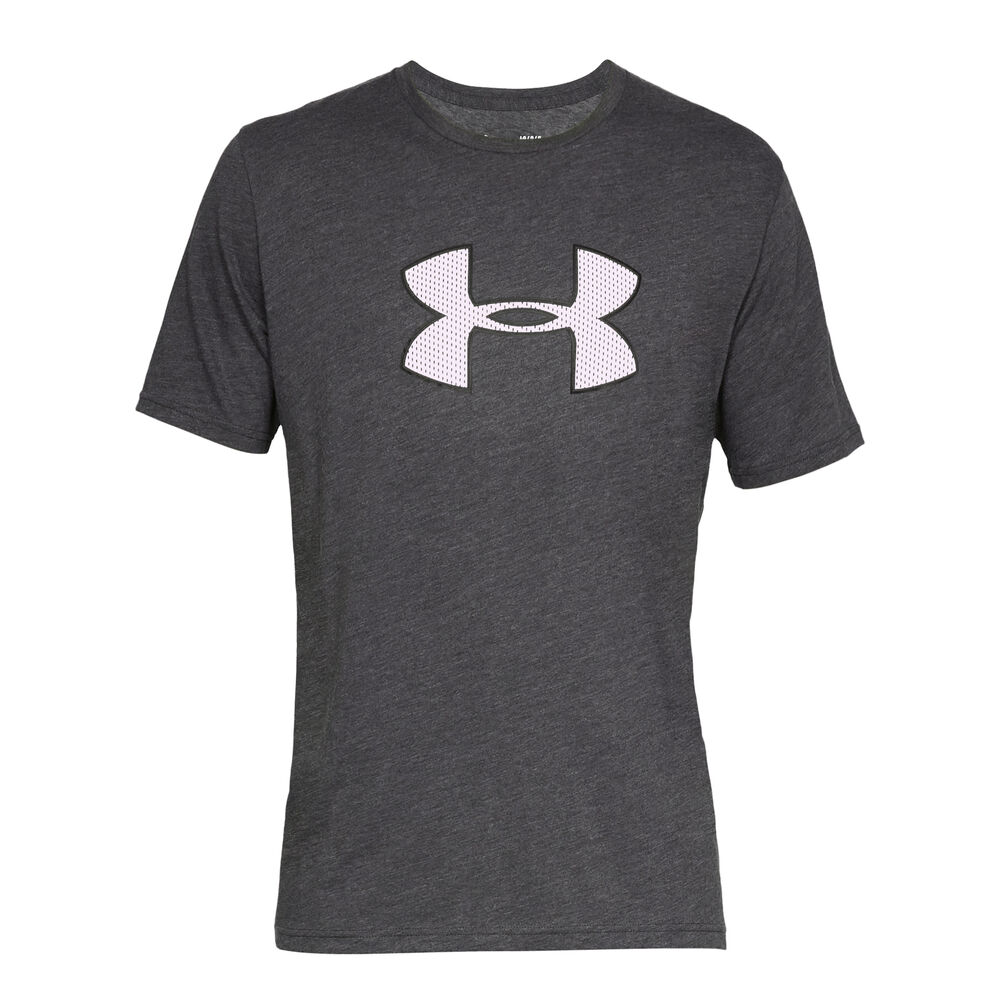 Under Armour Big Logo T-shirt Hommes - Gris Foncé, Blanc