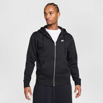 V&ecirc;tements Nike Nike Club Bb Full-Zip Gilet En Coton Hommes-Noir